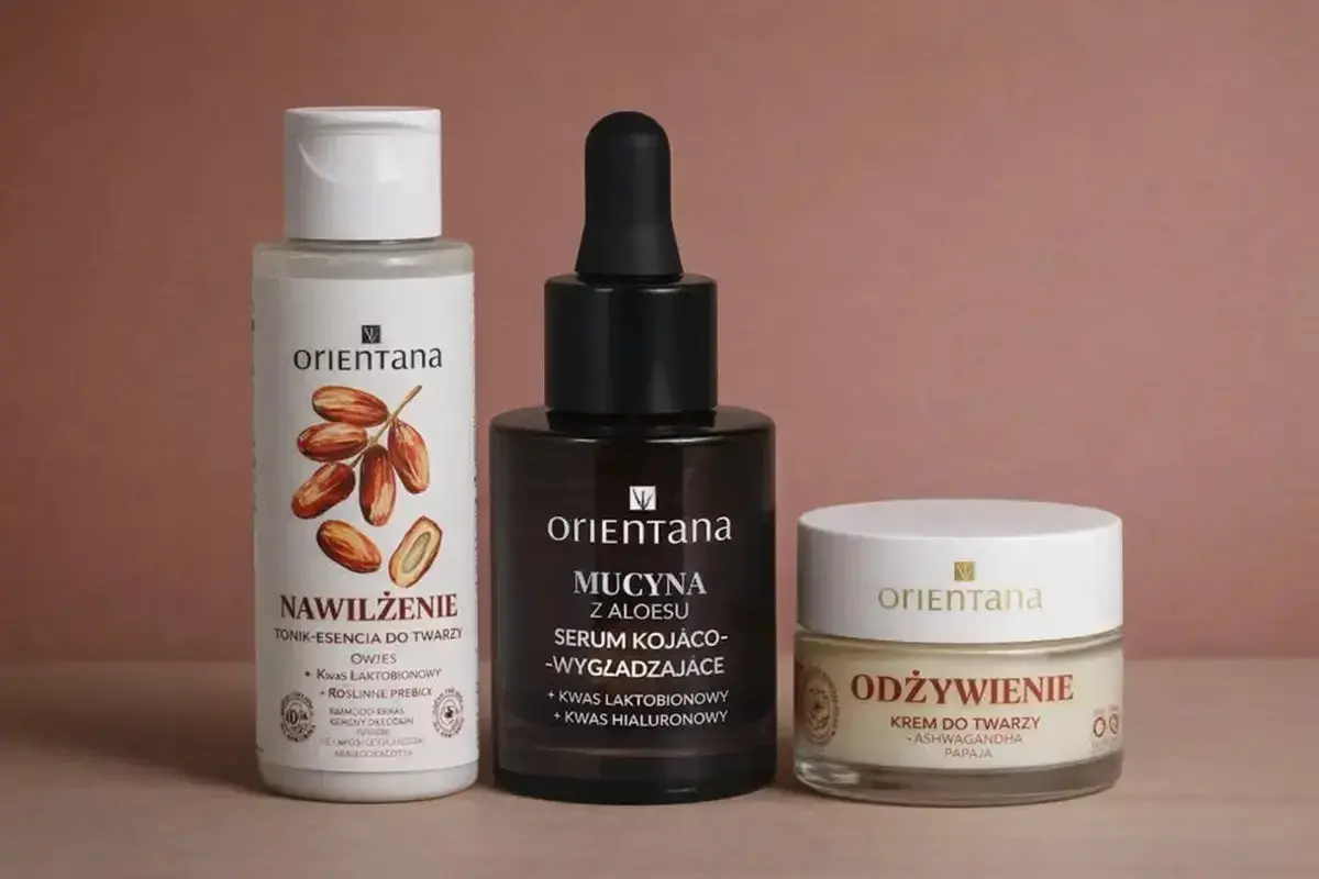 Orientana: nawilżenie, mucyna z aloesu, odżywienie. One, two, free – kompletna pielęgnacja dla Twojej skóry.
